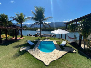 Casa temporada Angra dos Reis, deck hidro, piscina, sauna e praia privativa
